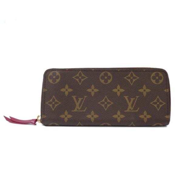 03727 1 Louis Vuitton Portefeuil Clemence Monogram Rose Ballerine