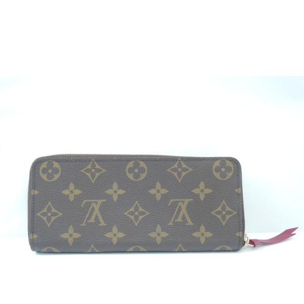 03727 2 Louis Vuitton Portefeuil Clemence Monogram Rose Ballerine