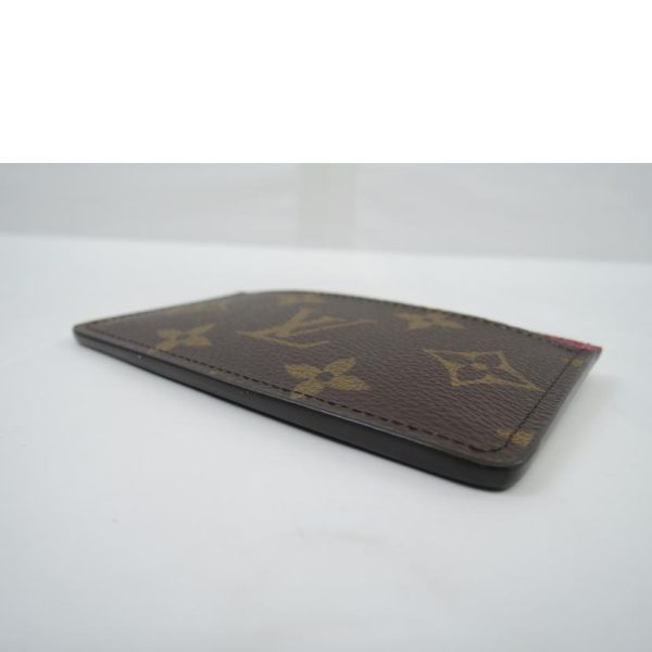 03734 3 Louis Vuitton Porte Carte Sampler Monogram Fuchsia