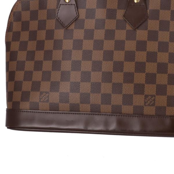 03785 6 Louis Vuitton Alma PM Damier Handbag Ebene