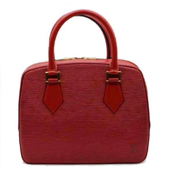 03789 1 Louis Vuitton Sablon Bag Epi Castilian Red