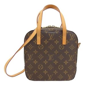 03909 1 Louis Vuitton Monogram Nice Mini Handbag Brown