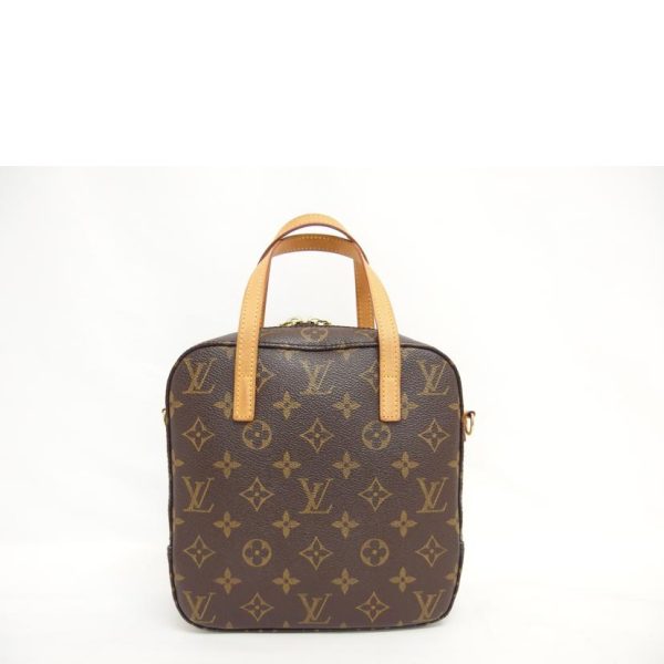 03909 2 Louis Vuitton Spontini Monogram Tote Bag Brown