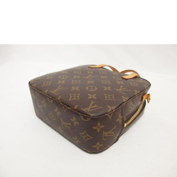 03909 3 Louis Vuitton Spontini Monogram Tote Bag Brown