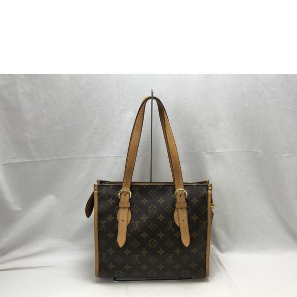 04019 1 LOUIS VUITTON Popincourt Au Tote Bag Monogram Brown