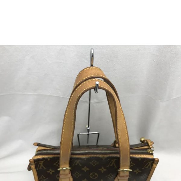 04019 3 LOUIS VUITTON Popincourt Au Tote Bag Monogram Brown