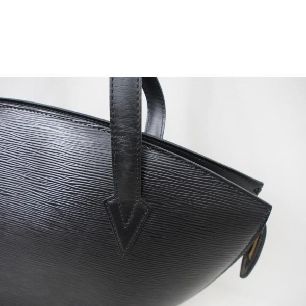 04036 5 Louis Vuitton Saint Jacques Shopping Epi Shoulder Bag Black