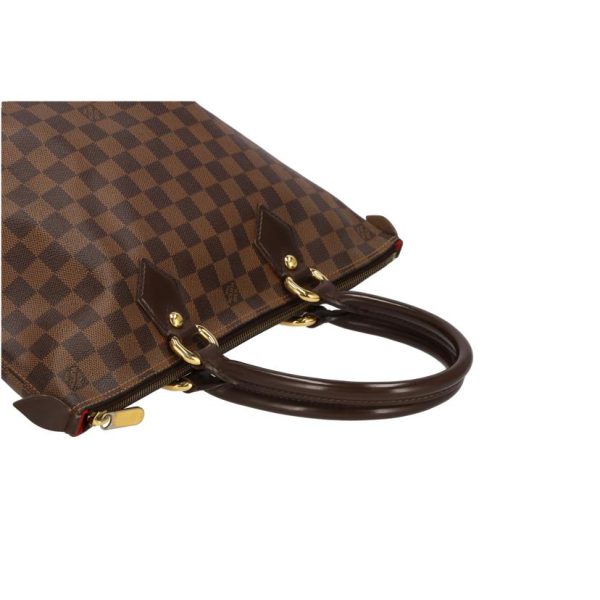 04098 5 Louis Vuitton Saleya PM Bag Damier Ebene Brown