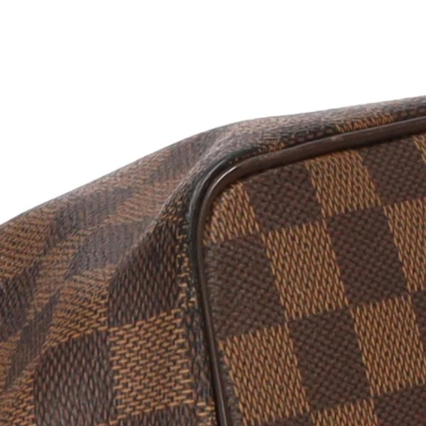 04098 8 Louis Vuitton Saleya PM Bag Damier Ebene Brown