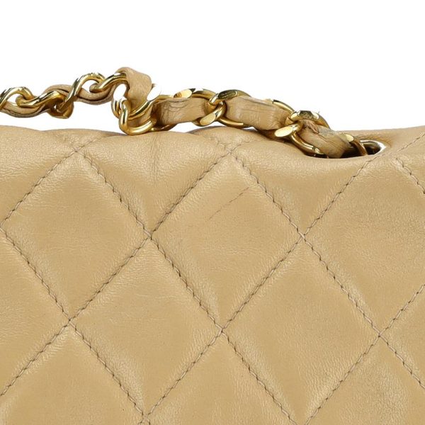 04152 12 Chanel Coco Handle 29 Caviar Skin 2WAY Bag Biege