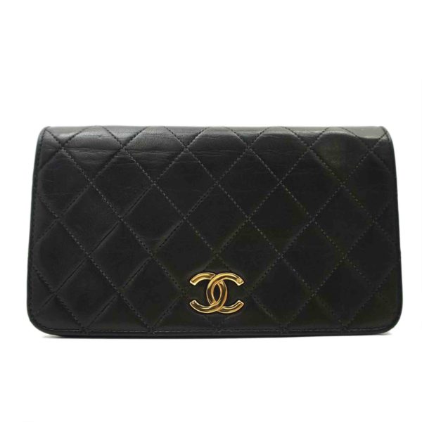 04183 1 Chanel Vintage Push Lock Shoulder Bag