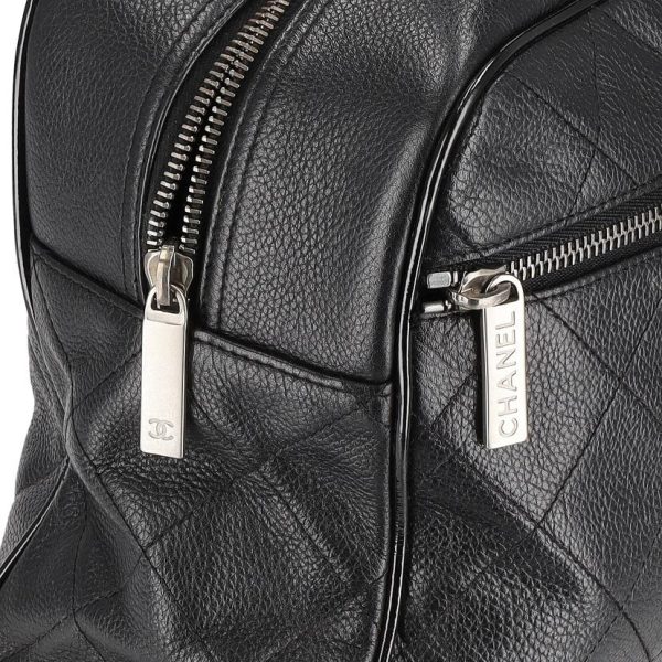 04272 9 Chanel Matelassé Caviar Skin Bowling Bag