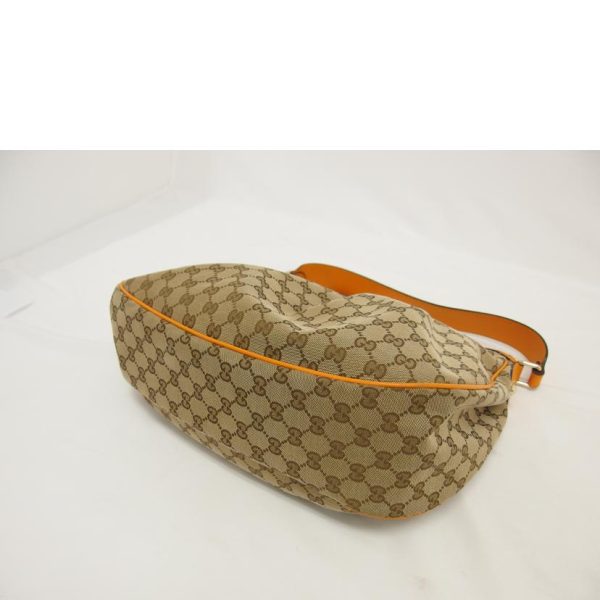 04289 3 Gucci Sookie GG Canvas One Shoulder Bag Beige Yellow