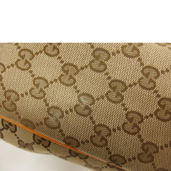 04289 9 Gucci Sookie GG Canvas One Shoulder Bag Beige Yellow