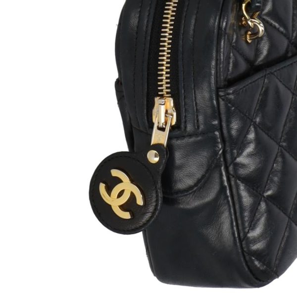 04305 8 Chanel Vintage Matelassé Shoulder Bag