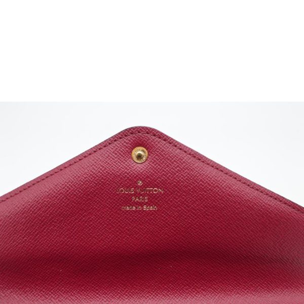 04377 5 Louis Vuitton Portefeuille Josephine Monogram Wallet Fuchsia