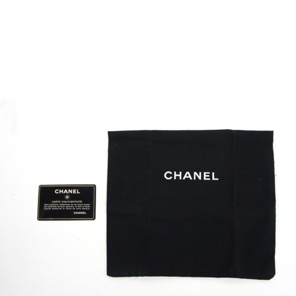 04381 7 Chanel Cocomark Caviar Vanity Bag Black