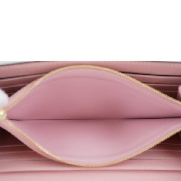 04418 6 Louis Vuitton Portefeuil Sarah Monogram Rose Ballerine Pink