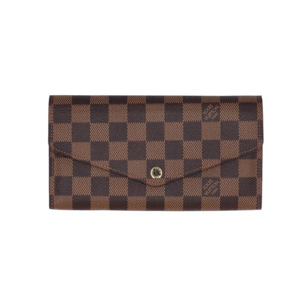 04480 1 Louis Vuitton Portefeuil Sala Damier Wallet Ebene