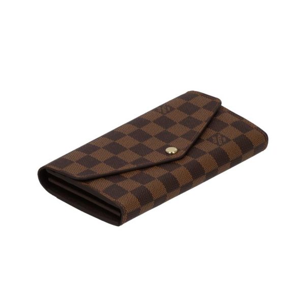 04480 5 Louis Vuitton Portefeuil Sala Damier Wallet Ebene