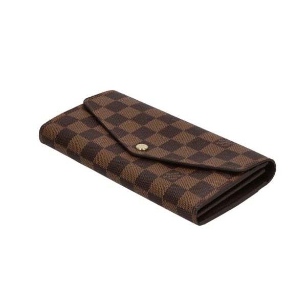 04480 6 Louis Vuitton Portefeuil Sala Damier Wallet Ebene