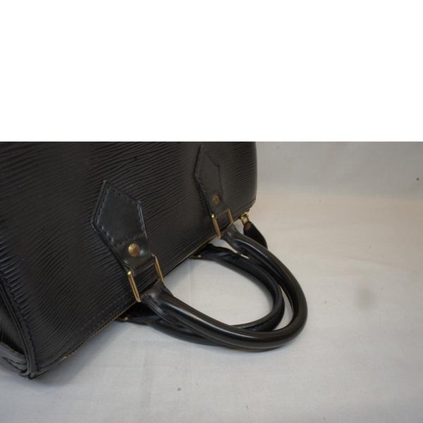 04494 4 Louis Vuitton Speedy 25 Bag Epi Leather Black