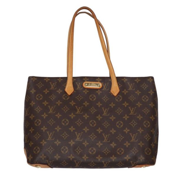 04527 1 Louis Vuitton Wilshire MM Monogram Bag Brown