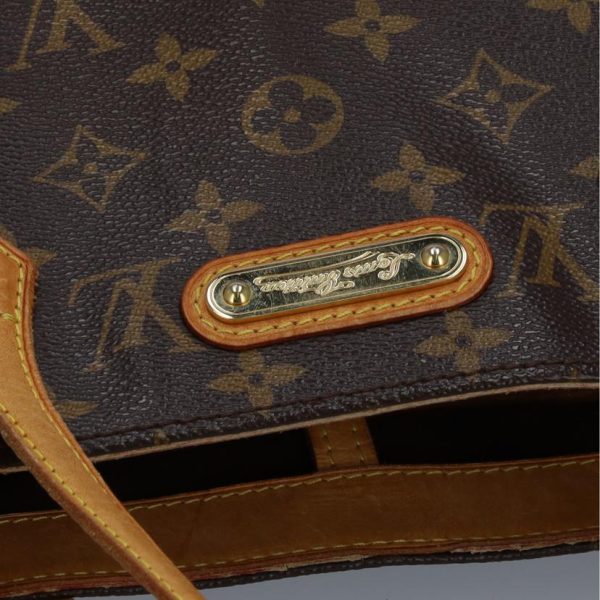 04527 8 Louis Vuitton Wilshire MM Monogram Bag Brown