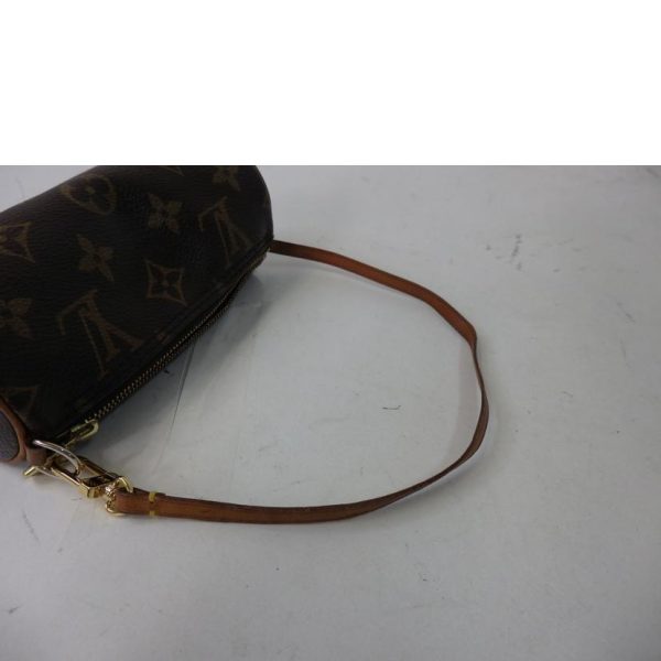 04533 5 Louis Vuitton Papillon with Pouch Monogram Shoulder Bag Brown