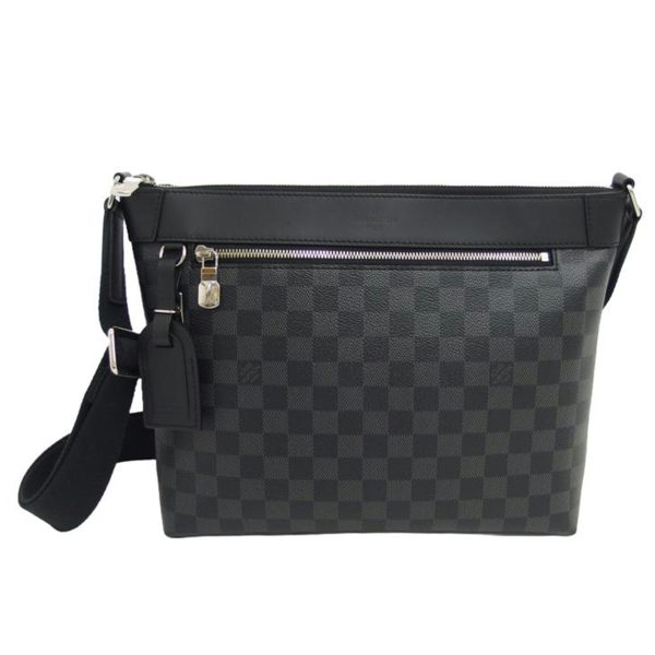 04548 1 LOUIS VUITTON Mick PM NM Messenger Bag Damier Graphite