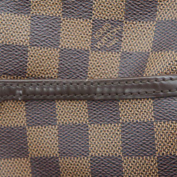 04589 9 Louis Vuitton Bloomsbury PM Damier Ebene Bag Brown