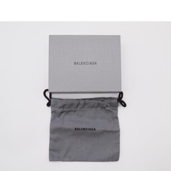 04628 5 Balenciaga B Logo Card Case Navy