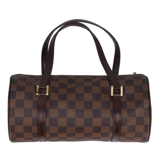 04671 2 Louis Vuitton Papillon PM Damier Ebene Bag Brown