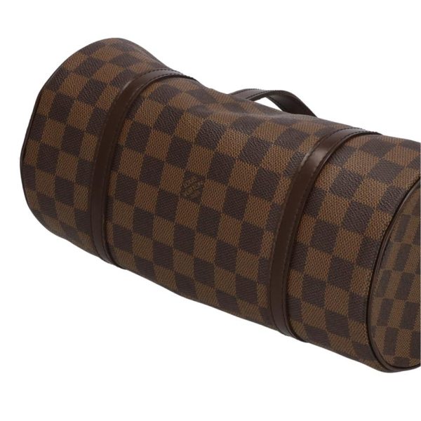 04671 3 Louis Vuitton Papillon PM Damier Ebene Bag Brown