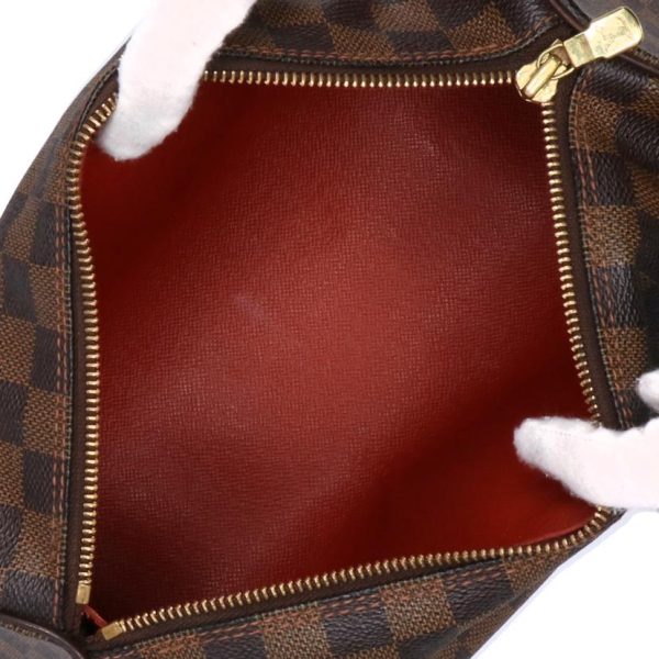 04671 5 Louis Vuitton Papillon PM Damier Ebene Bag Brown