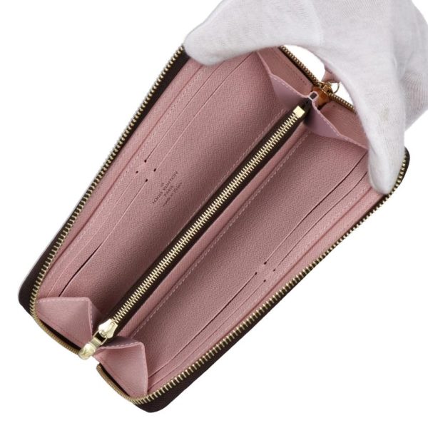 04725 5 Louis Vuitton Clemence Monogram Wallet Pink