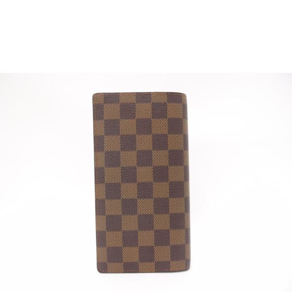 04735 2 Louis Vuitton Portefeuille Brazza Wallet Damier Ebene