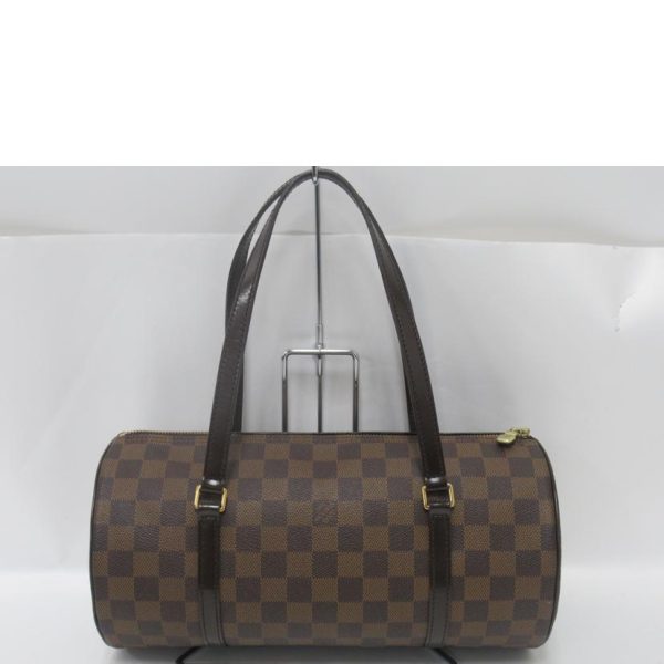 04842 2 Louis Vuitton Papillon Damier Ebene Handbag Brown