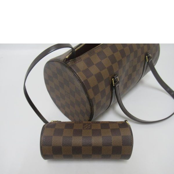 04842 6 Louis Vuitton Papillon Damier Ebene Handbag Brown