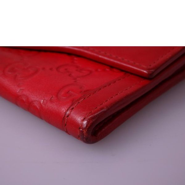 04864 11 Gucci Long Wallet Red