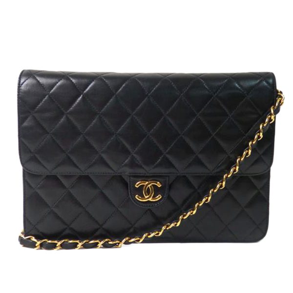 04902 1 Chanel Matra Sera Lambskin Chain Shoulder Bag