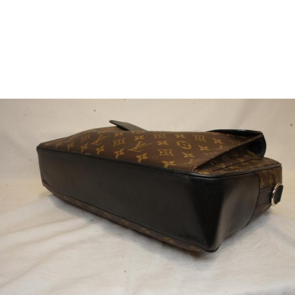 04908 3 Louis Vuitton Soft Briefcase Monogram Macassar Bag Brown