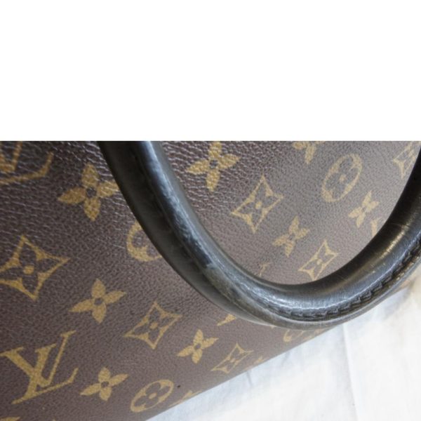 04908 6 Louis Vuitton Soft Briefcase Monogram Macassar Bag Brown