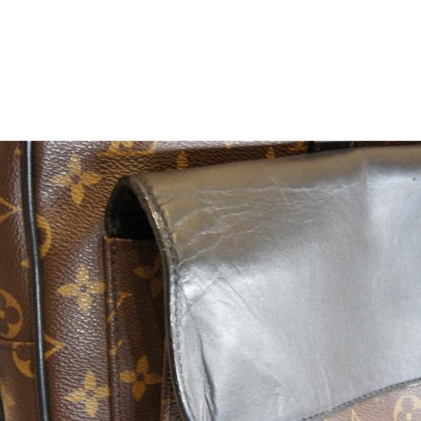 04908 8 Louis Vuitton Soft Briefcase Monogram Macassar Bag Brown