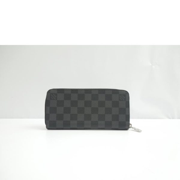 04919 2 Louis Vuitton Zippy Wallet Vertical Damier Graphite