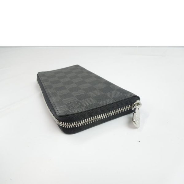 04919 3 Louis Vuitton Zippy Wallet Vertical Damier Graphite