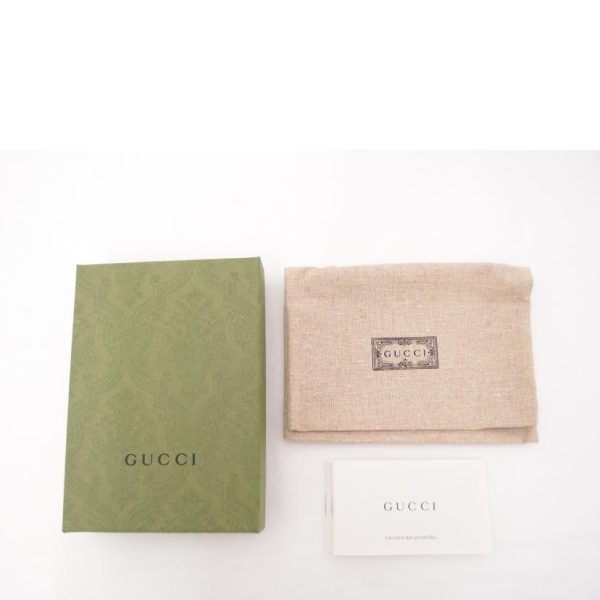 04925 6 GUCCI Ophidia GG Supreme Coin Case Brown