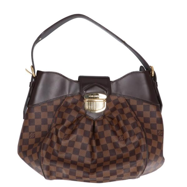 04992 1 Louis Vuitton Sistine PM Damier Ebene Bag Brown