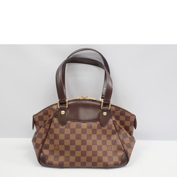 05005 2 Louis Vuitton Verona PM Damier Ebene Bag Brown