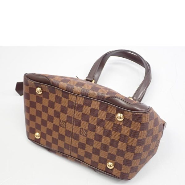 05005 3 Louis Vuitton Verona PM Damier Ebene Bag Brown